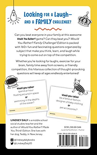 Would You Rather? Family Challenge! Edition: Hilarious Scenarios & Crazy Competition for Kids, Teens, and Adults - Image 2