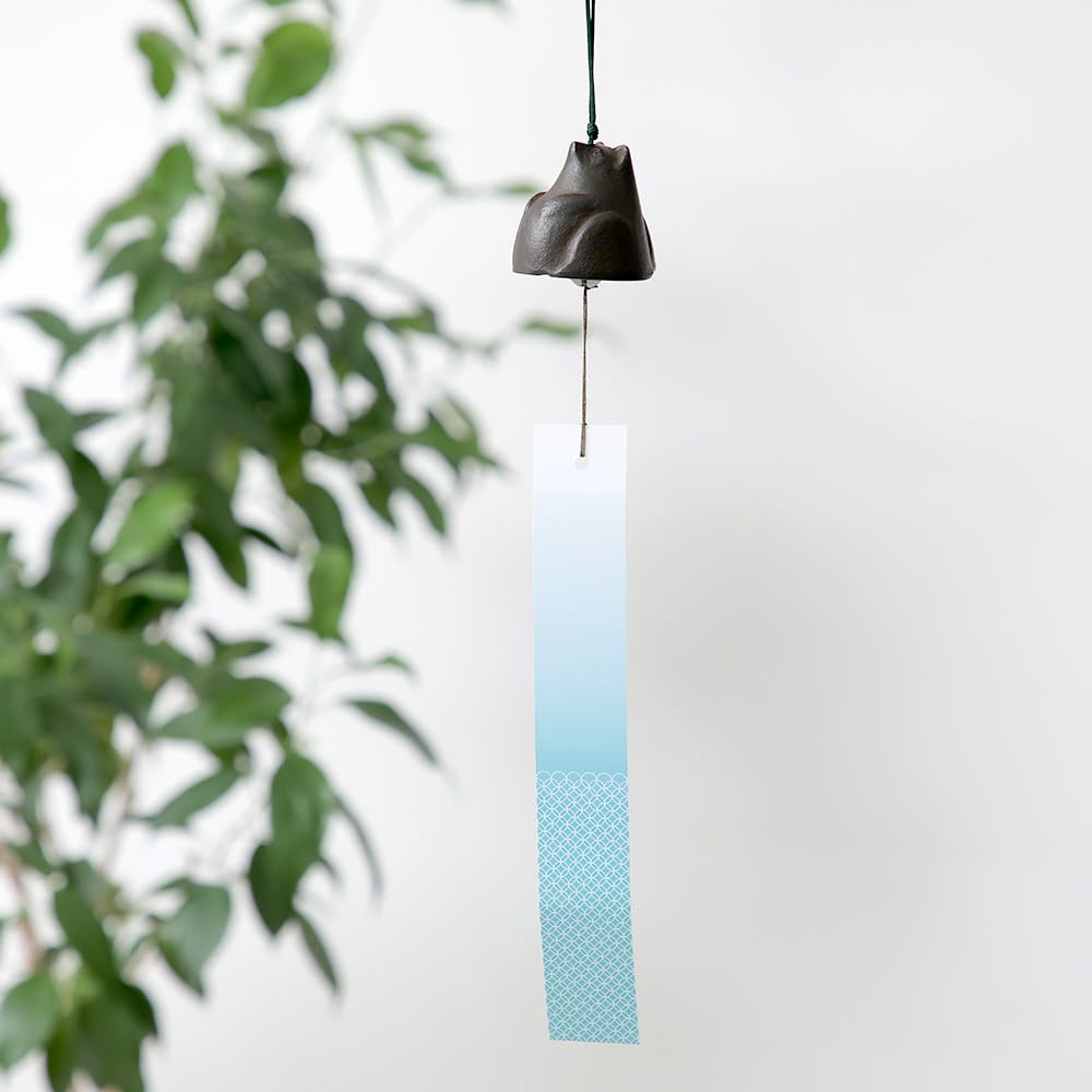 Amazon.co.jp: 南部鉄器 釣鐘型風鈴 福たぬきデザイン 鉄製 日本製