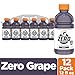 Gatorade Thirst Quencher Zero Sugar Sports Drink, Grape, 12oz Bottles, 12 Pack, Electrolytes for Rehydration