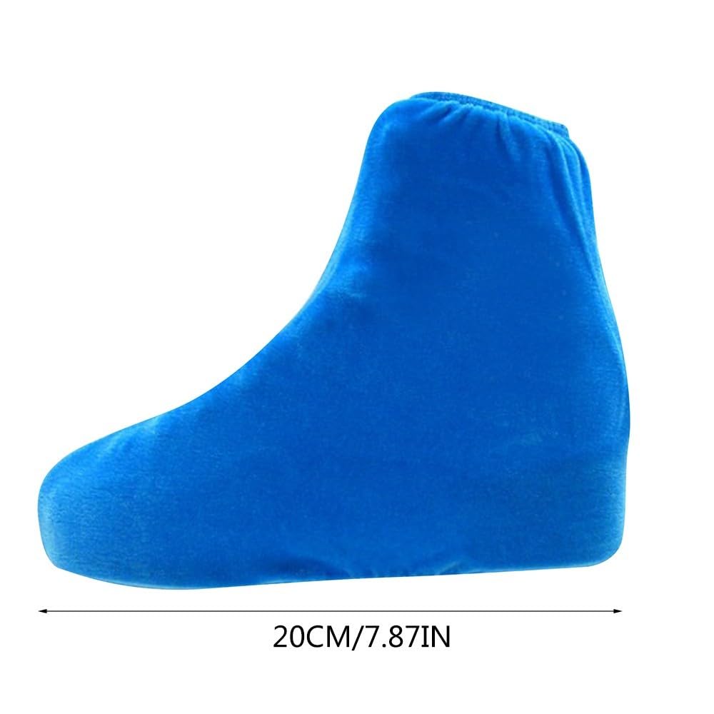 MiOYOOW Cubierta para botas de patín, cubierta de patín de hielo, cubierta de terciopelo elástico para botas de hielo y deportes de patinaje