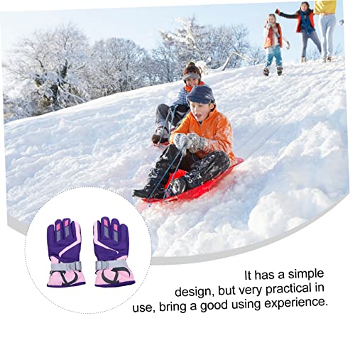 COLLBATH 1 Par Luvas De Inverno Luvas De Esqui Infantil Luva De Montanhismo Crianças Snowboard Luvas