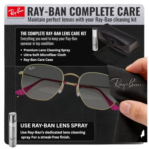 Image of Ray-Ban RB3548N HEXAGONAL FLAT LENSES Sunglasses w /Official Eyewear Kit
