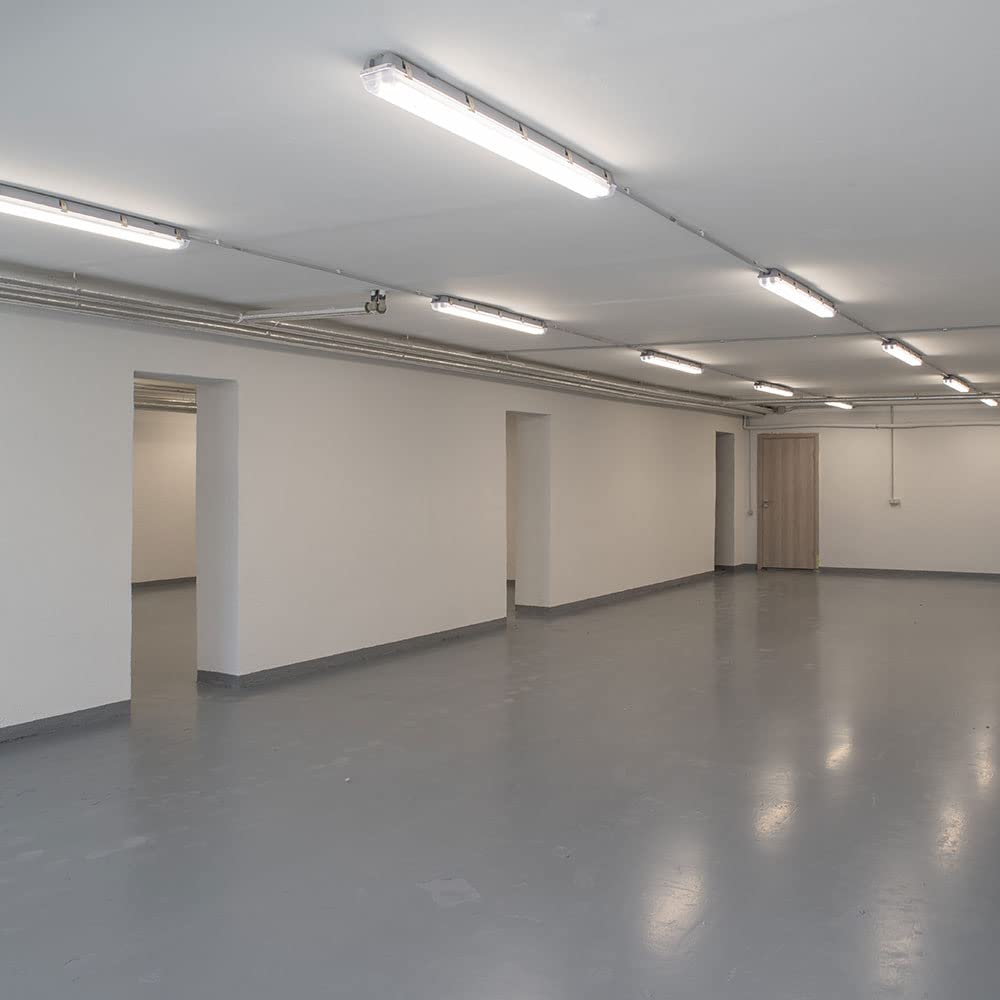 LED Wannen Leuchte 120 cm Decken-Lampe Feuchtraum- Nassraum- Keller- Werkstatt- Büro- Beleuchtung IP65 6400K