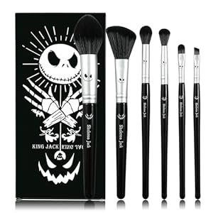 6 PCS The nightmare before Christmas Gifts with Box The nightmare before Christmas Makeup Brushes Eyeshadow Brushes Halloween Make Up Kit 6 PCS The nightmare before Christmas Gifts with Box The nightmare before Christmas Makeup Brushes Eyeshadow Brushes Halloween Make Up Kit
