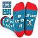 Zmart Weight Lifting Gifts for Bodybuilder - Powerlifting Gifts for Weight Lifters Male, Gym Socks Workout Socks