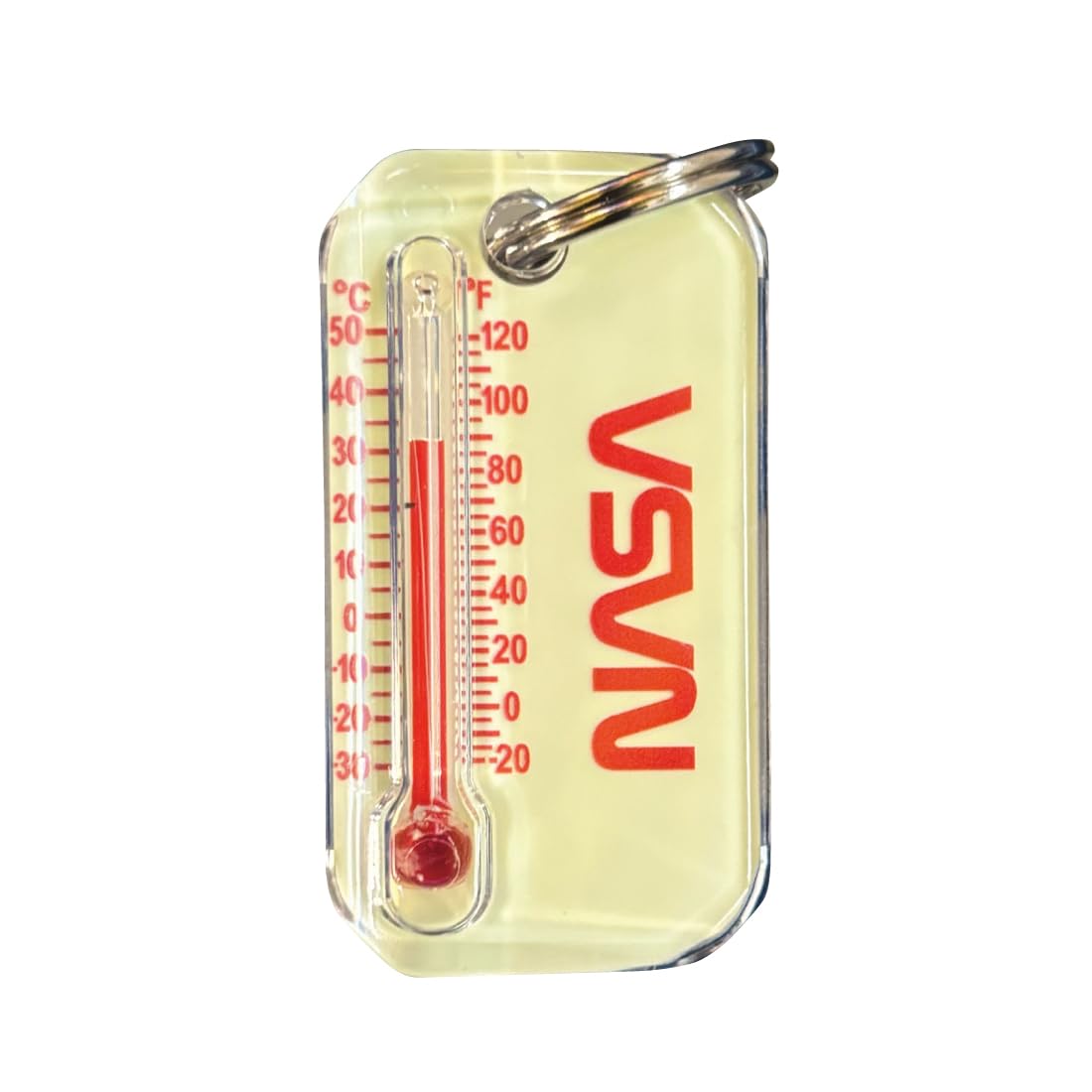 Amazon.co.jp: NASA/LUMA ZIP 暗闇で光るGLOW IN THE DARK 蓄光 温度計