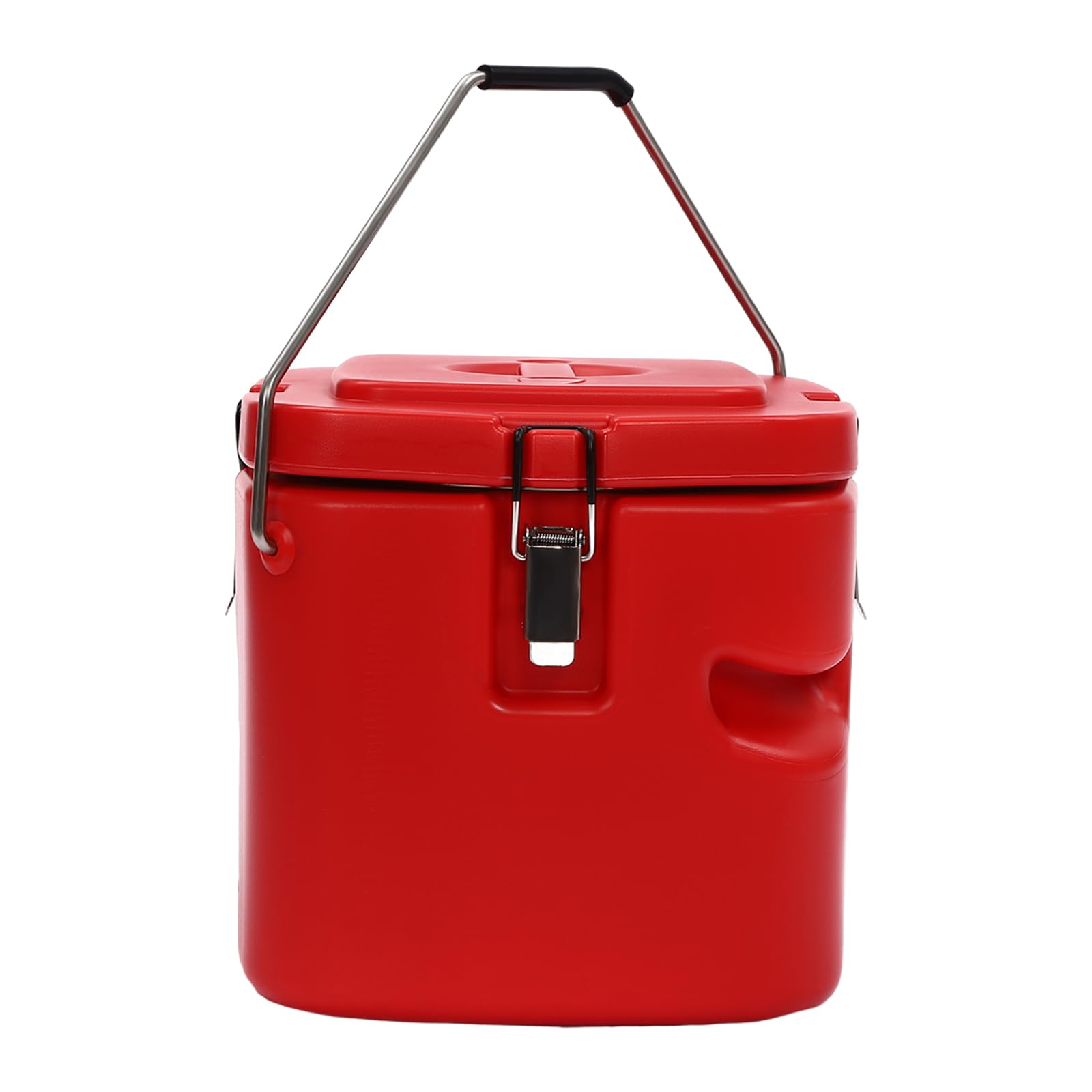 Insulated Soup Container,2.5Gal Capacity Commercial Food Warmer with Thickened Lid, Tabletop Hot or Cooler Insulated Food Container Carrier ,Free Standing Soup Box/Carrier,6H Insulation Time