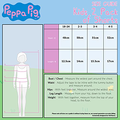 Peppa Pig Pantaloncini Bambina, Pantaloncini