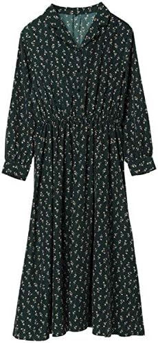 Amazon アースミュージック エコロジー Earth Music Ecology アースミュージックアンドエコロジー 開襟レトロ花柄 ワンピース ダークグリーン F セーター 通販