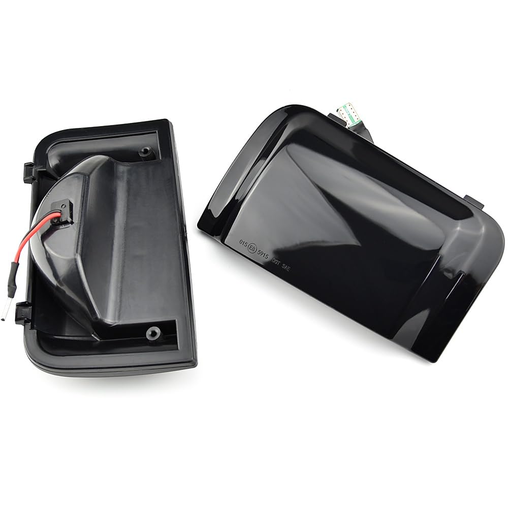 indicatori Specchio Laterale 2 Pezzi per Citroen per Jumper per Fiat per Ducato per Peugeot per Boxer Conchiglia Affumicata Indicatori di Direzione per Auto Impermeabile