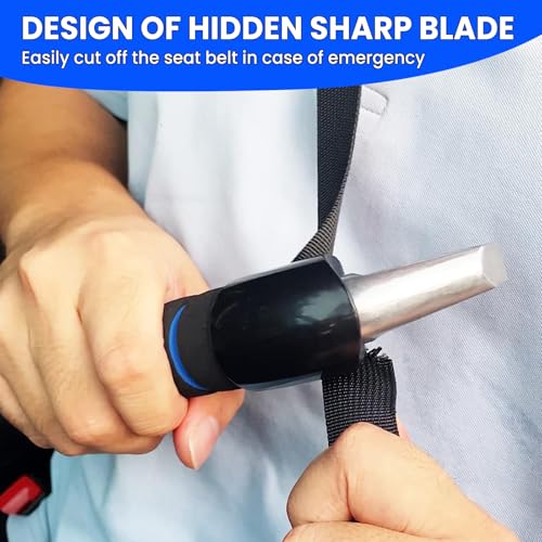 KOUNATSURI Car Handle Assist for Elderly - Car Door Handle for Elderly & Seniors & Handicap - Multifunction Car Armrest Portable Bar(2Pack Blue and Strap) - Image 7