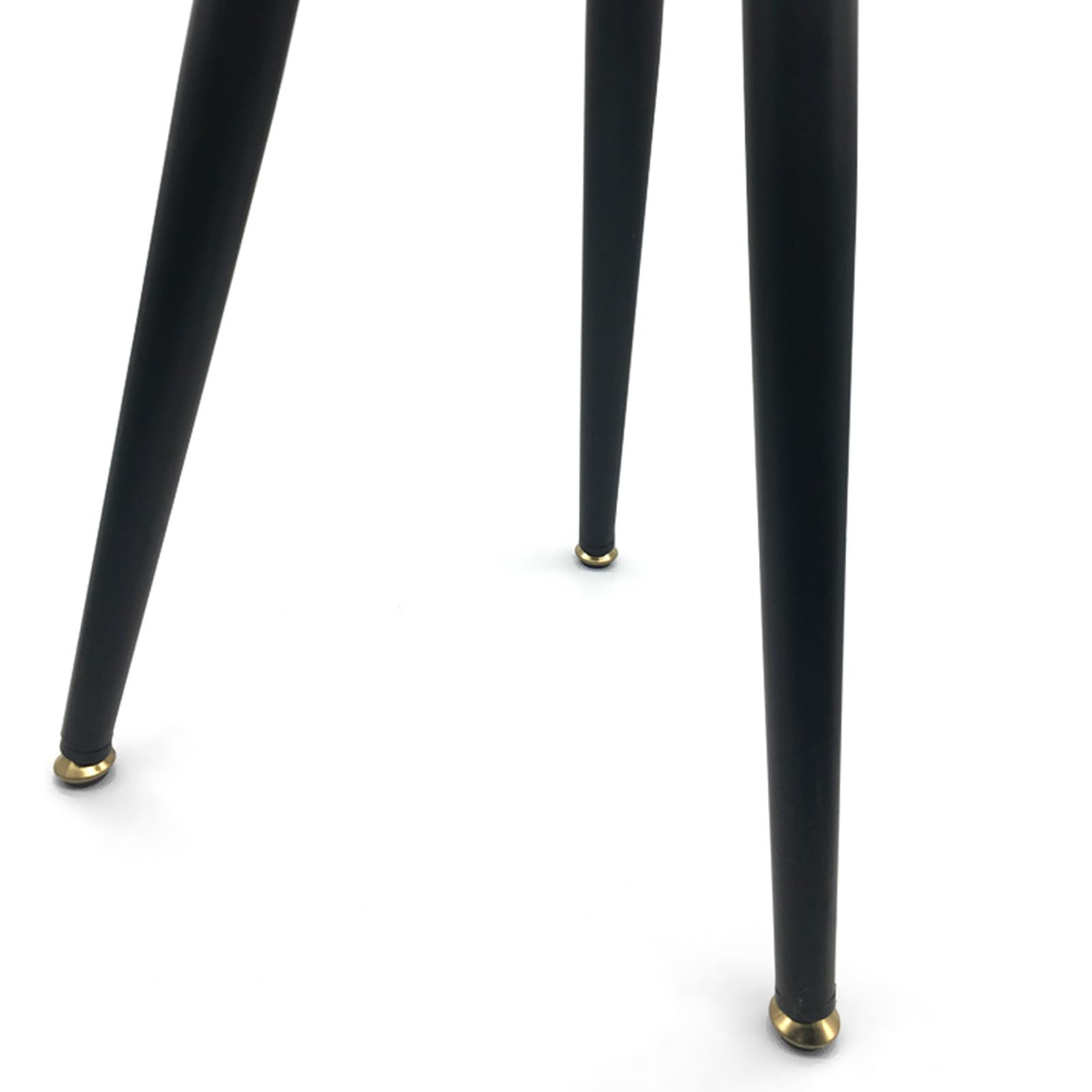 Patas para Muebles Bano Negro, 4 Piezas Patas para Mesas Regulables Pies de Sofá Negros para Armario Hierro | Pintada Anodizada Pata para Cama Altura: 10.5-72.5cm Pies de Gabinete 50.5cm/19.9"