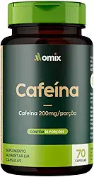 Cafeína - 70 cápsulas - Omix