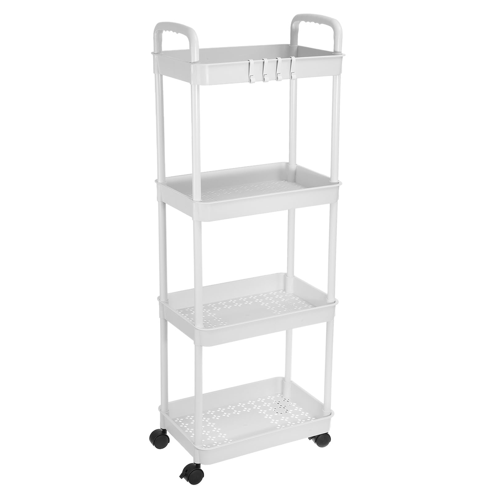 Chariot de rangement à roulettes pour optimiser un petit bureau