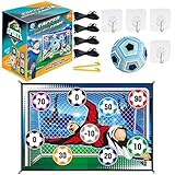 Fußball-Spielset – Stoff-Torziel-Kindermatte, Trainingsausrüstung | Klettbälle, Faltbare Flanelltore, Hinterhof-Rasen-Strandfeld, Familien-Outdoor-Spaß-Sportspielzeug