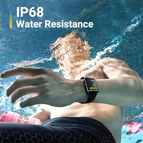 ENOMIR Smart Watch for Men Women Alexa Built-in Fitness Tracker J-IDW19-BK の商品画像 5