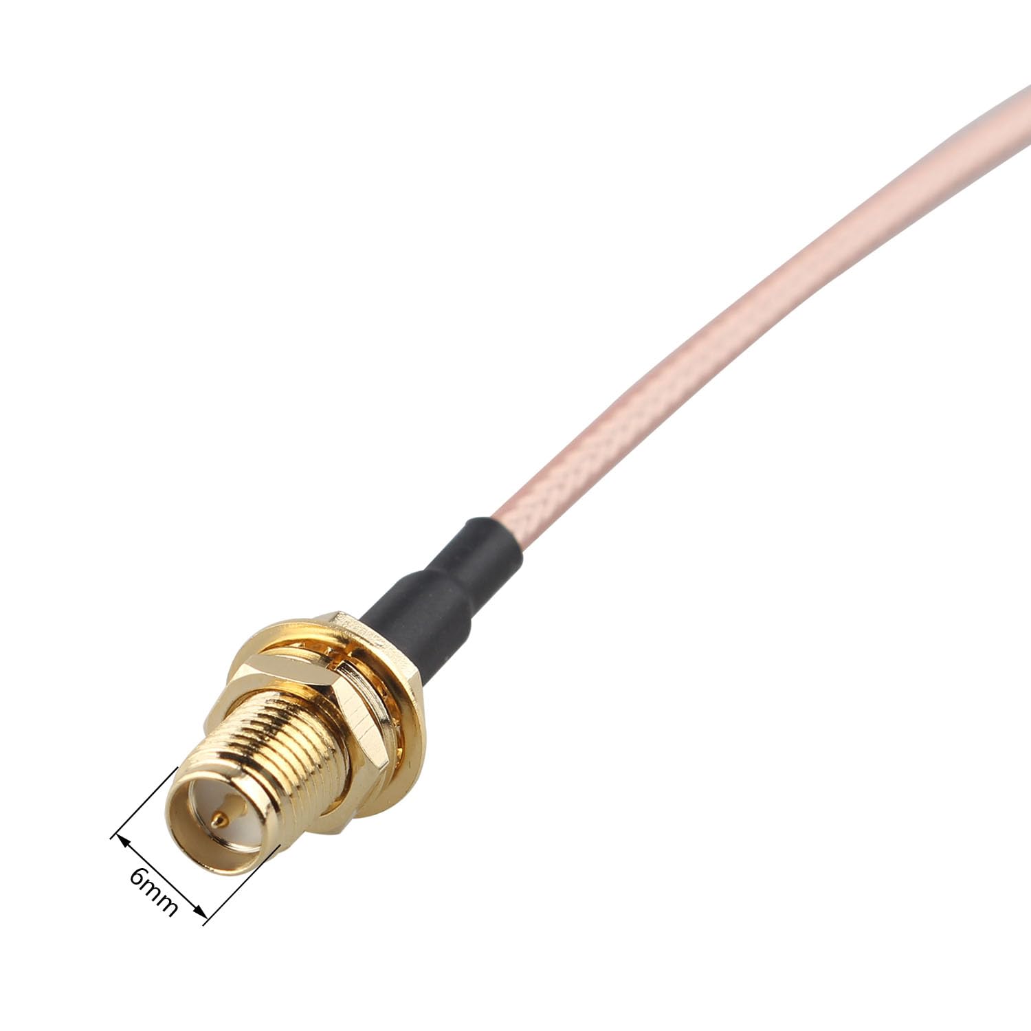 2 sztuki anteny WiFi przedłużacz RP-SMA wtyczka do gniazda RP-SMA RG316 kabel koncentryczny 15 cm do bezprzewodowych mini PCI Express PCIE kart sieciowych WiFi adapter WiFi router bramka