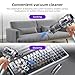 Handheld Vacuum Cleaner, 25000Pa 4-in-1 Powerful Hand Cordless Car Vacuum Cleaner with Screen, 1-Touch Dust Removal, 3 Speed Brushless Motor Car Vacuum for Home/Kitchen/Office/Car/Pet Hair, Silver