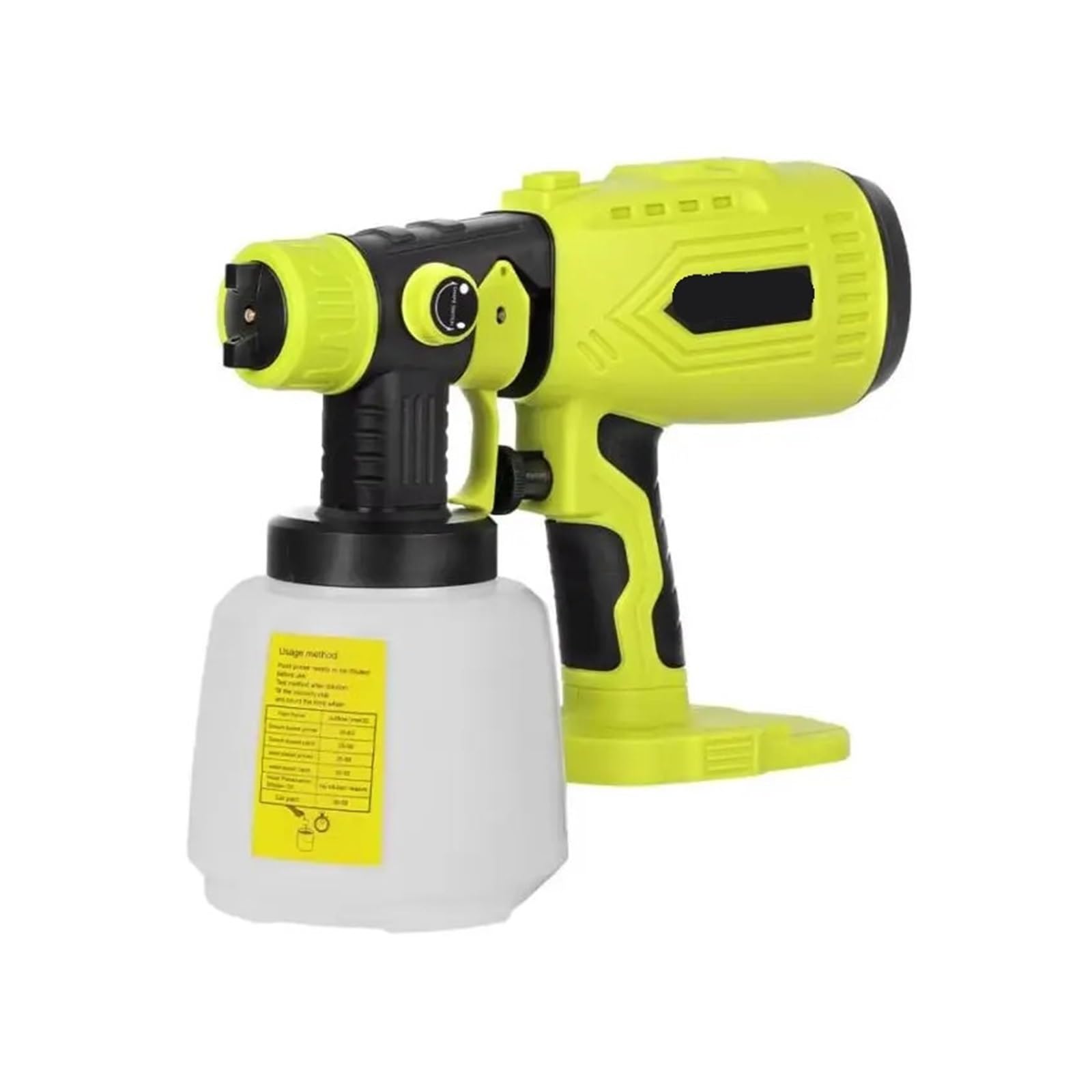 Pistolet do Malowania, 200 W bezprzewodowy pistolet natryskowy HVLP, 3 wzory, pojemnik 1000 ml, ręczny pistolet natryskowy (bez akumulatora)
