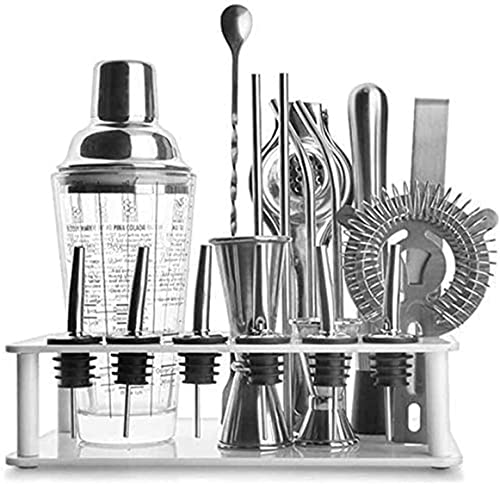 Set de Coctelera 12 Piezas Bartender Profesional Acero Inoxidable miniatura 1