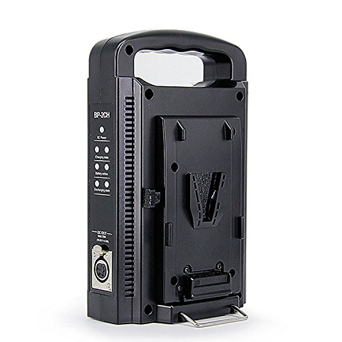Fomito Dual V-mount Battery Charger for All 14.4V/14.8V BP Batteries