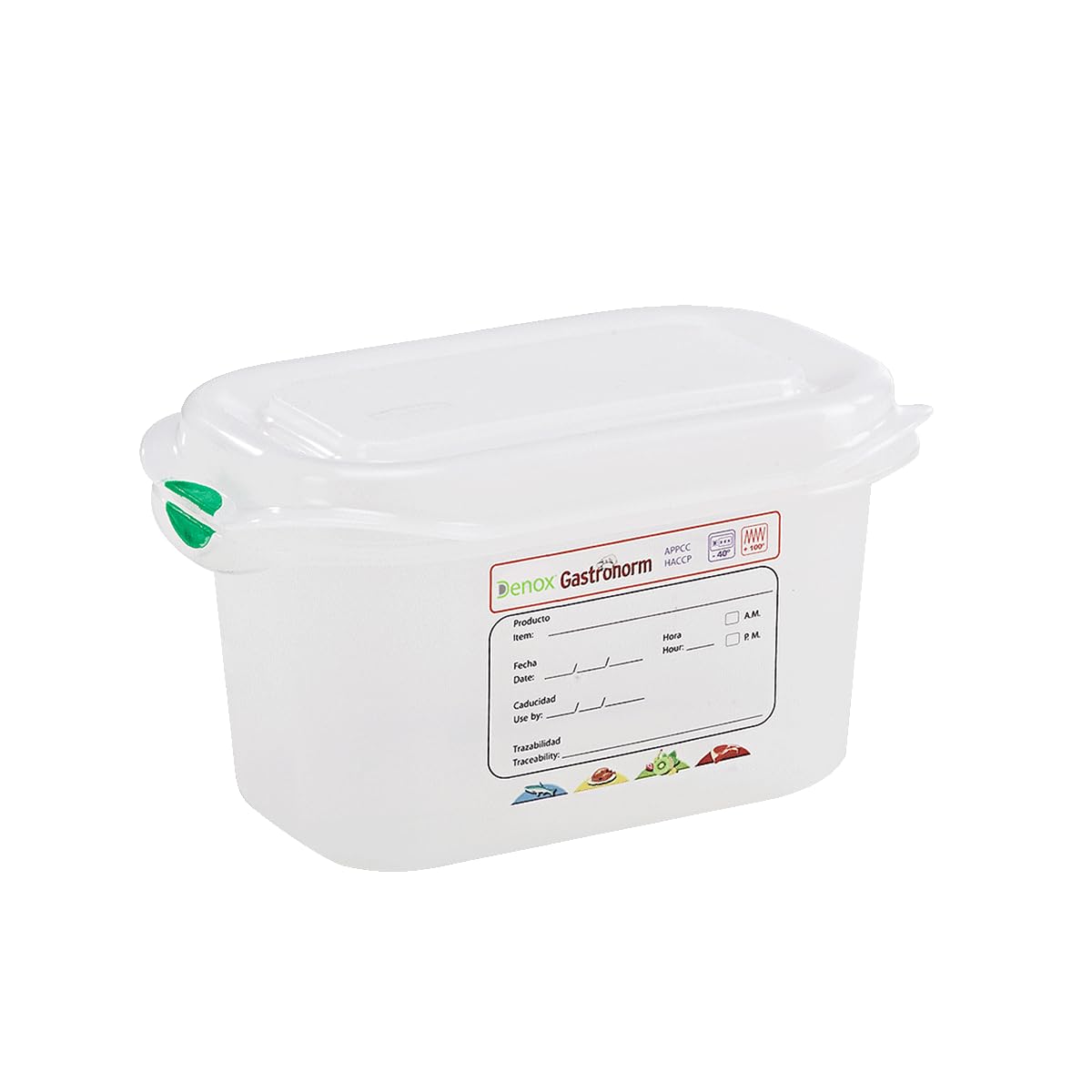 Gastronorm Food Storage Ingredient Containers - Perfect for restaurants, mass catering, events, meal prep, fridge organisation - Available in 23 Different Sizes (Air-Tight Gastronorm 1/9 1 Litre)