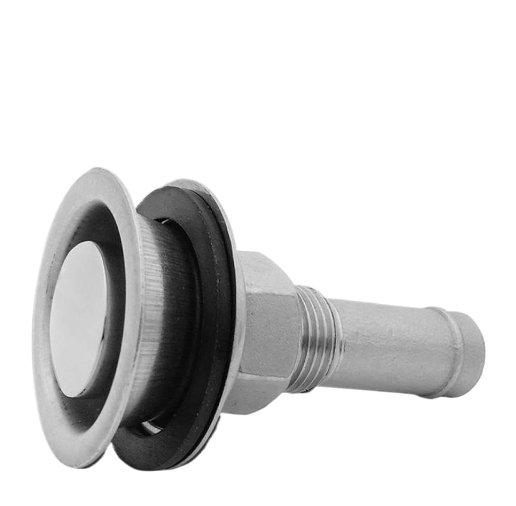 Marine Barca GAS Serbatoio Carburante Air Vent Acciaio Inossidabile 316 Montaggio A Incasso Attraverso Lo Scafo Serbatoio Vent Guarnizione di Montaggio Hardware Compatibile Con