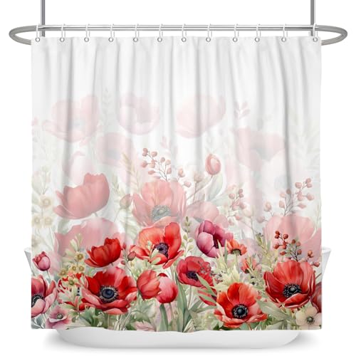 ASDCXZ Flower Shower Curtain 180x180 cm - Image 4