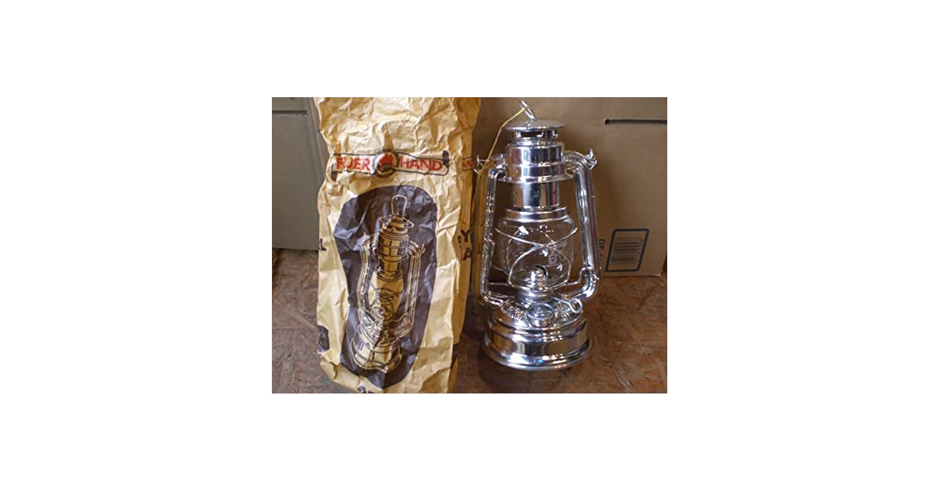 Amazon.co.jp: 廃盤 錫メッキ FEUER HAND 灯油ランタン 276 BABY