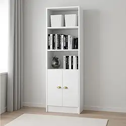 Estante Livreiro Multiuso Organizador com 2 Portas E&A (BRANCO)