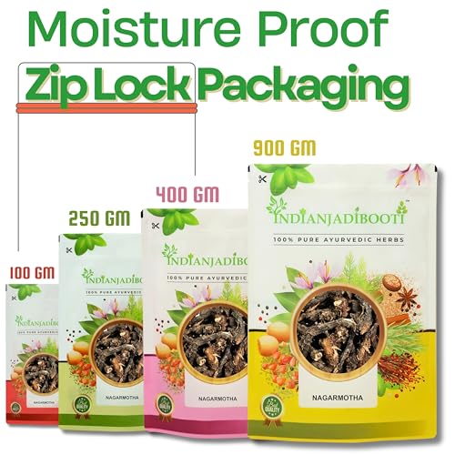 Image of IndianJadiBooti Nagarmotha Roots | Mustak - Cyperus Rotundus - Tunga Gaddalu (3 Packs of 900 Grams)
