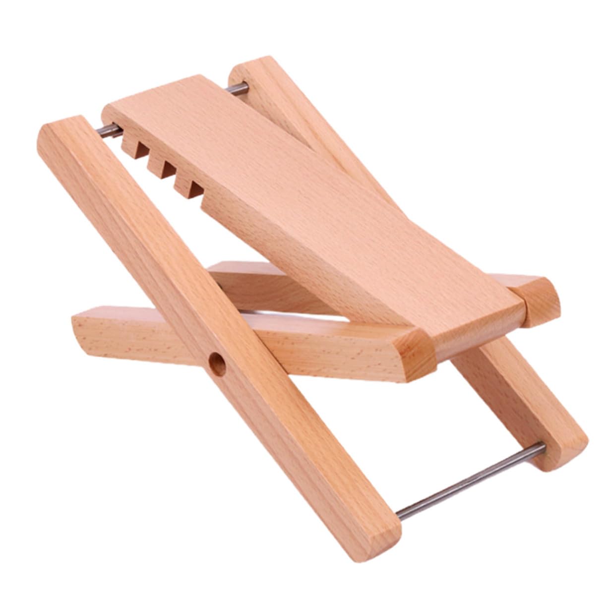 BESPORTBLE Poggiapiedi Per Chitarra in Legno Pieghevole Accessori Per Chitarra in Posizioni Spazio Adeguato Per Piede