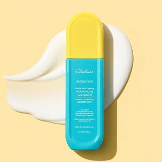 Cladiare Bubble Bae Foam Facial Cleanser for Sensitive Skin 100ml | Barrier Safe, Coco Glucoside Formula, with Aloe Vera, Non-Stripping, Deep-Cleansing