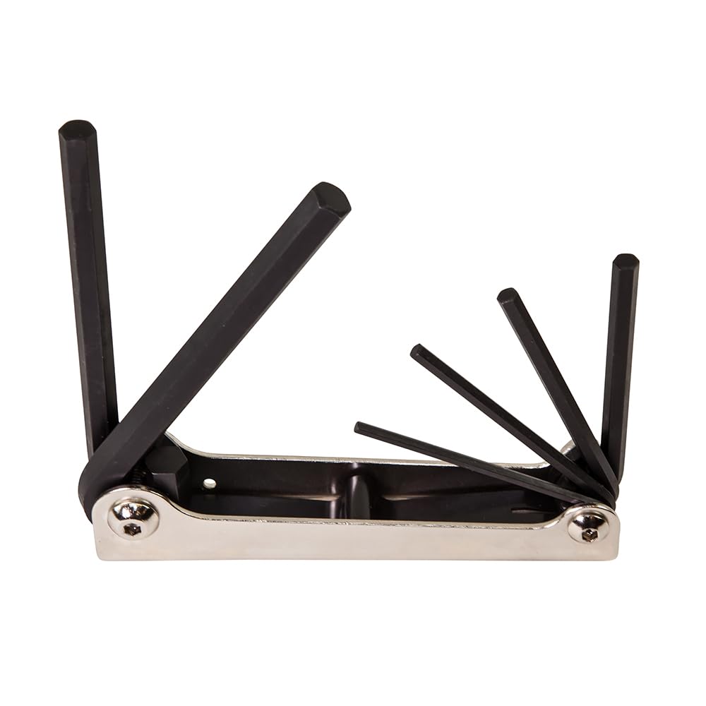 Klein Tools 70580 Folding Hex Key Set, 6-Key, Metric Sizes