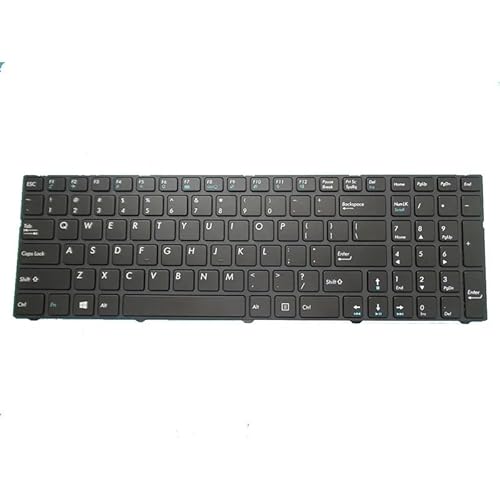 Medion AKOYA E7416T MD99376 MD99377 MD99490 MD60458 MD99460 用 ノートパソコンキーボード ブラック フレーム付き Nordic NE/UK/US/FR/SW/TR(United states US