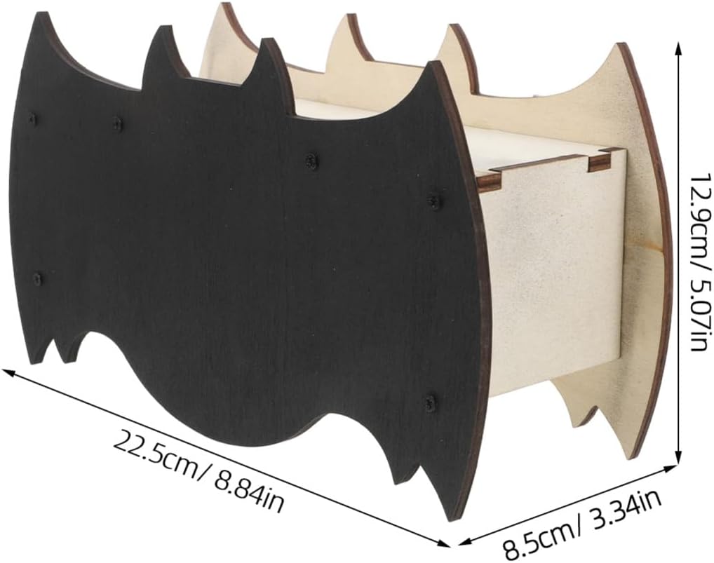 Kichvoe Weatherproof Wooden Bat House Easy Installation Bat Shelter for Outdoor Gardens and Backyards Cozy Year Habitat for Bats Construction Bat Box