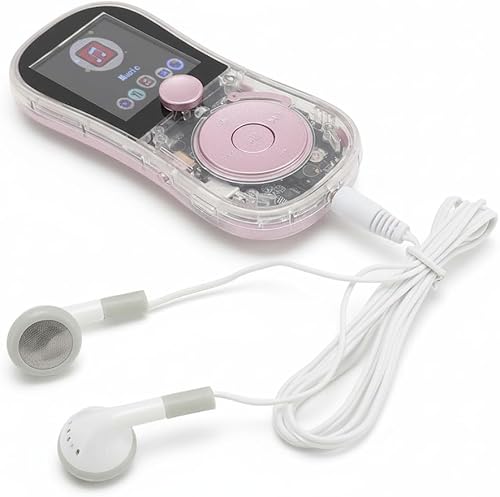 ZJchao Reproductor MP3 MP4, reproductor de música portátil con altavoz, grabadora de radio FM, auriculares, reproductor de música digital para