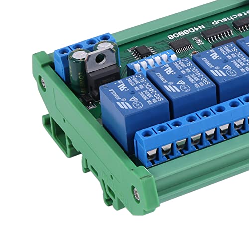 Relé Modbus RTU RS485 de 24 V con 8 canales y conmutación UART 4