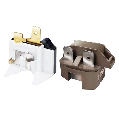 CarterTM 4387913 - Kit de sobrecarga y relé para refrigerador/congelador 4387913 7020935 4387766. Compatible con Whirlpool, Frigidaire, GE,