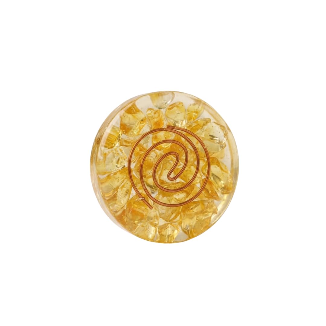 Enchanting Krystals Soulwise Natural Citrine Crystal Paperweight – Raw Polished Gemstone for Positivity, Desk Decor & Abundance – Healing Crystal Office Accessory Gift.-image-6