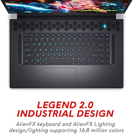 Alienware m16 Gaming Laptop,16" QHD+(2560 x 1600) 240Hz, AMD Ryzen 9-7845HX(Beat i9-12900H), 16GB DDR5 RAM, 1TB SSD, GeForce RTX 4080 12GB GDDR6, AlienFX RGB Backlit KB, Windows 11 Pro - Thumbnail 3