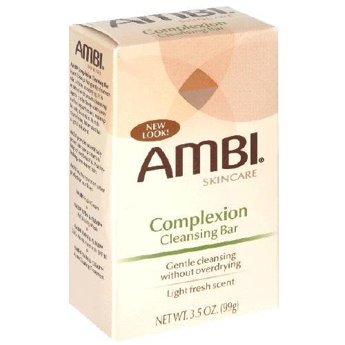 Ambi Skincare Bars Complexion Cleansing Bar, 3.5 Ounce (Pack of 6)