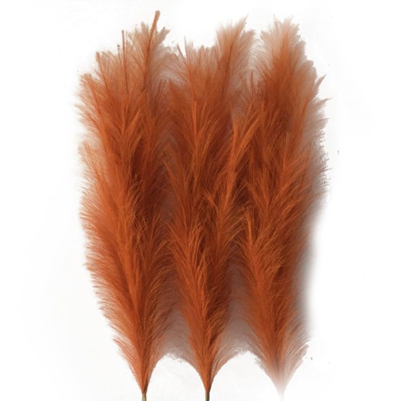 Pampas Grass Grande 83CM Ramo Artificial de Hierba miniatura 1