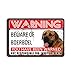 HDART STUDIO Boerboel Warning Beware of Dogs You Have Been Warned Not Responsible for Injury or Death Metal Sign Metal Plaque Poster for Home 8x12inch