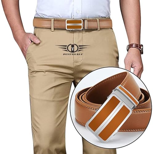 Belt for Men Mens Genuine Leather Dress Automatic Buckle2