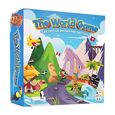 The World Game - Lustiges Geographie Brettspiel - Welt Lernspiel Cover