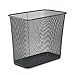 Produktbild Five-Gallon Mesh Wastebasket, Rectangular, 30 Quart, 16"x8-1/2"x14", Black URIWMB30RBK by United Receptacle