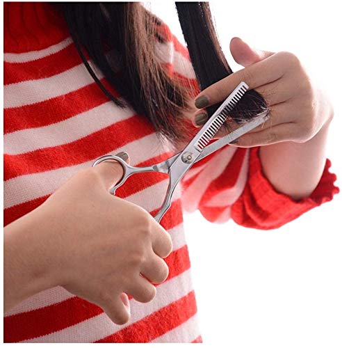 Kit de coiffure avec ciseaux amincissants et ciseaux de salon pour coupe de cheveux