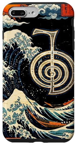 Cho Ku Rei Symbol, Reiki, Power, Protection, Aura Flow �X�}�z�P�[�X iPhone 7 Plus/8 Plus �p
