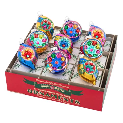 Christopher Radko Christmas Confetti 9 Count 2.5